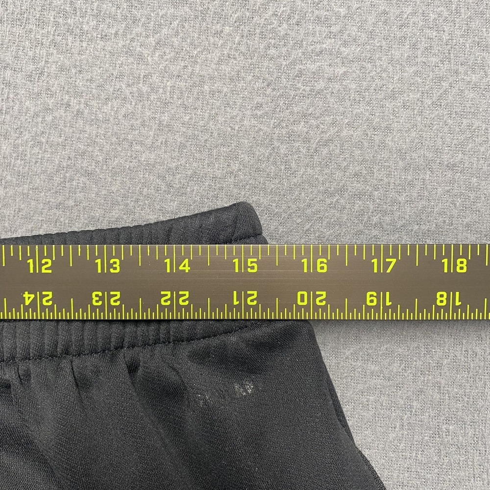 Adidas Pants Mens Large Black Athletic Track Straight Leg Zipper Pockets Logo - Picture 13 of 14